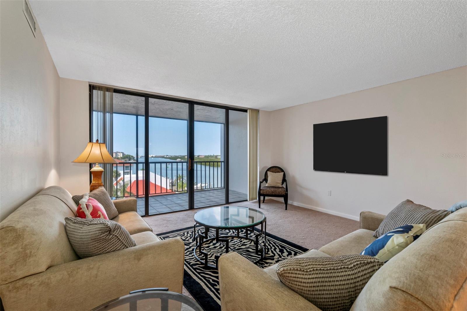 .. Vista Bay Unit # 512.. Long Range Gulf Views .. Partially Furnished for Effect.
