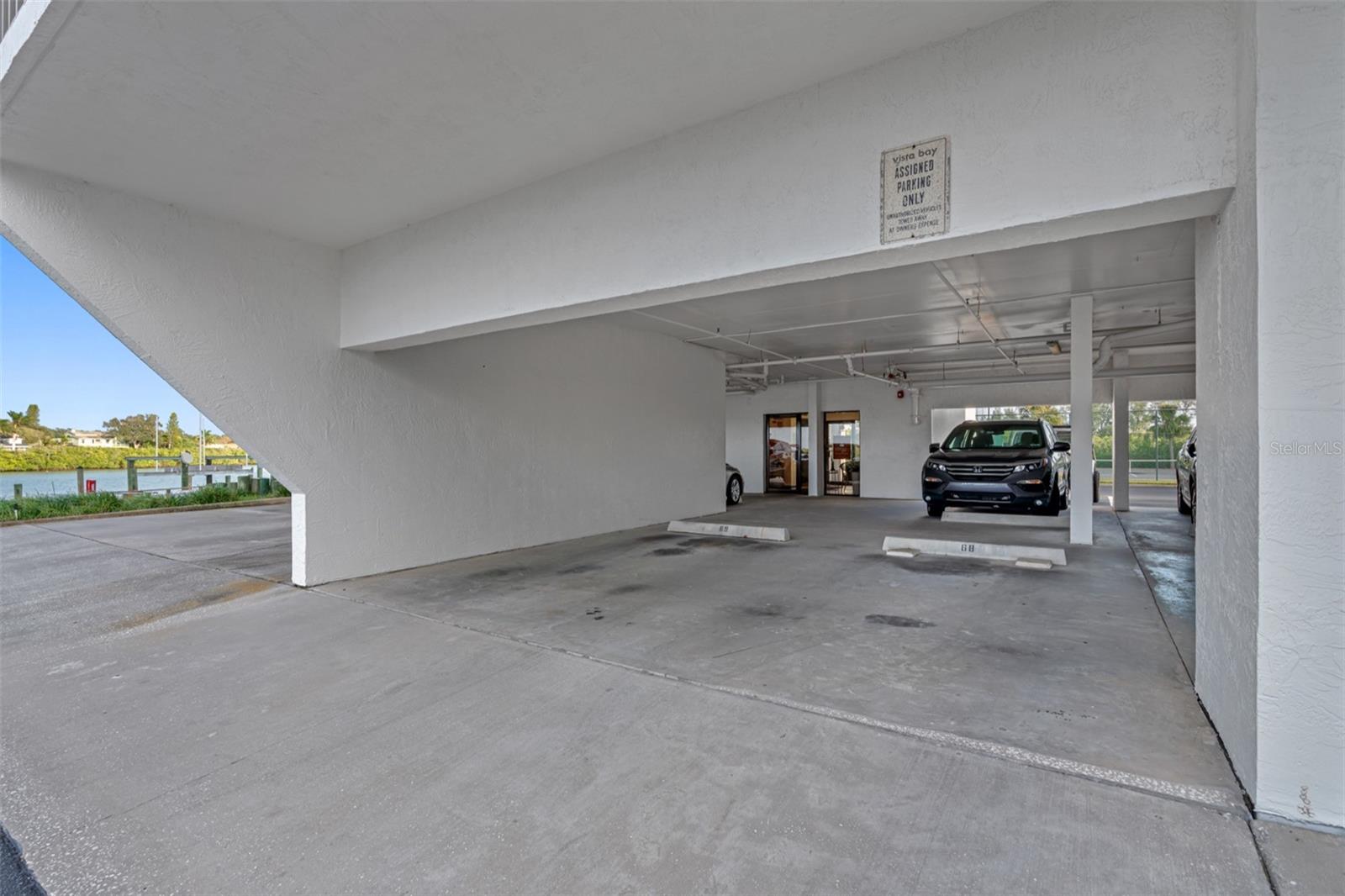 ..Parking for all... Unit #512 Covered Space Right By Lobby. Being a Boaters Community and Boaters Like Guests - There are Close to 50 Guest Parking Spaces. If you enjoy Dinner Parties - Not a Problem here at Vista Bay. Abundance  of Parking.