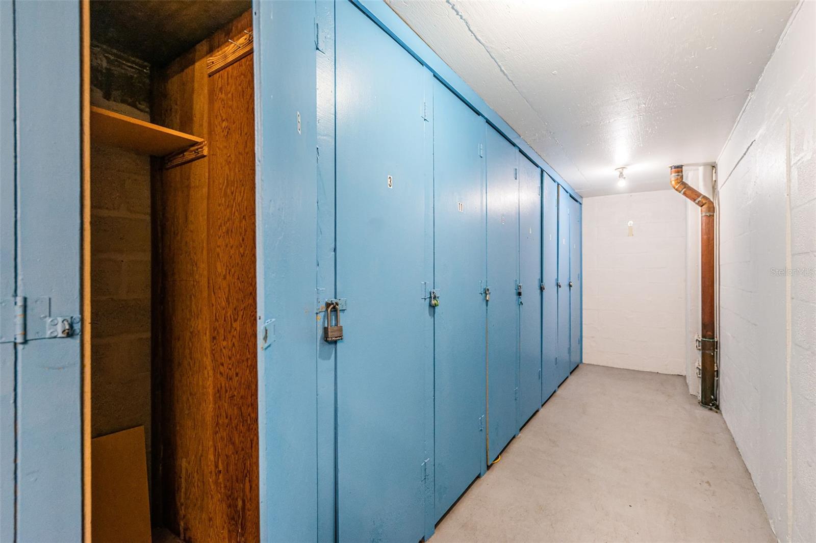 Your own nice size storage closet for your extra belongings