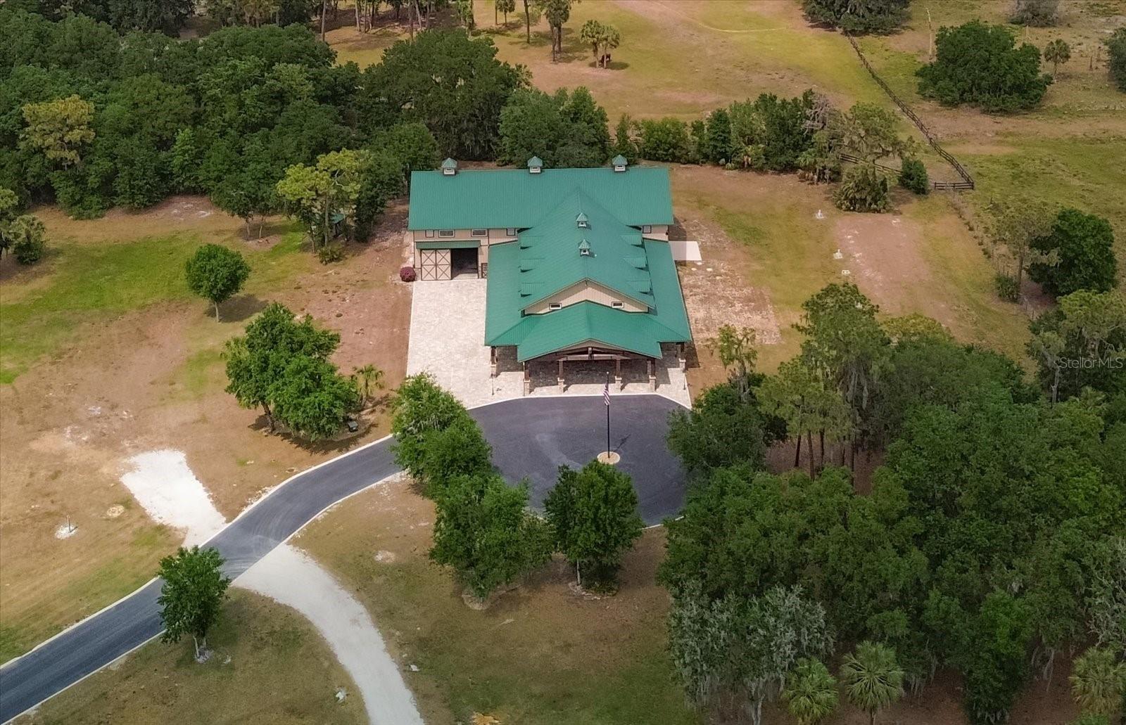 Equipment Building and RV Pad with the Alafia State Park bordering this property