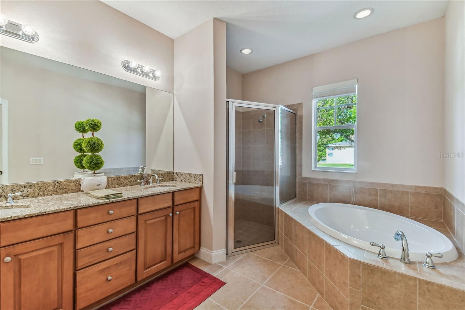 Master Bathroom with Garden Tub & Separate Shower