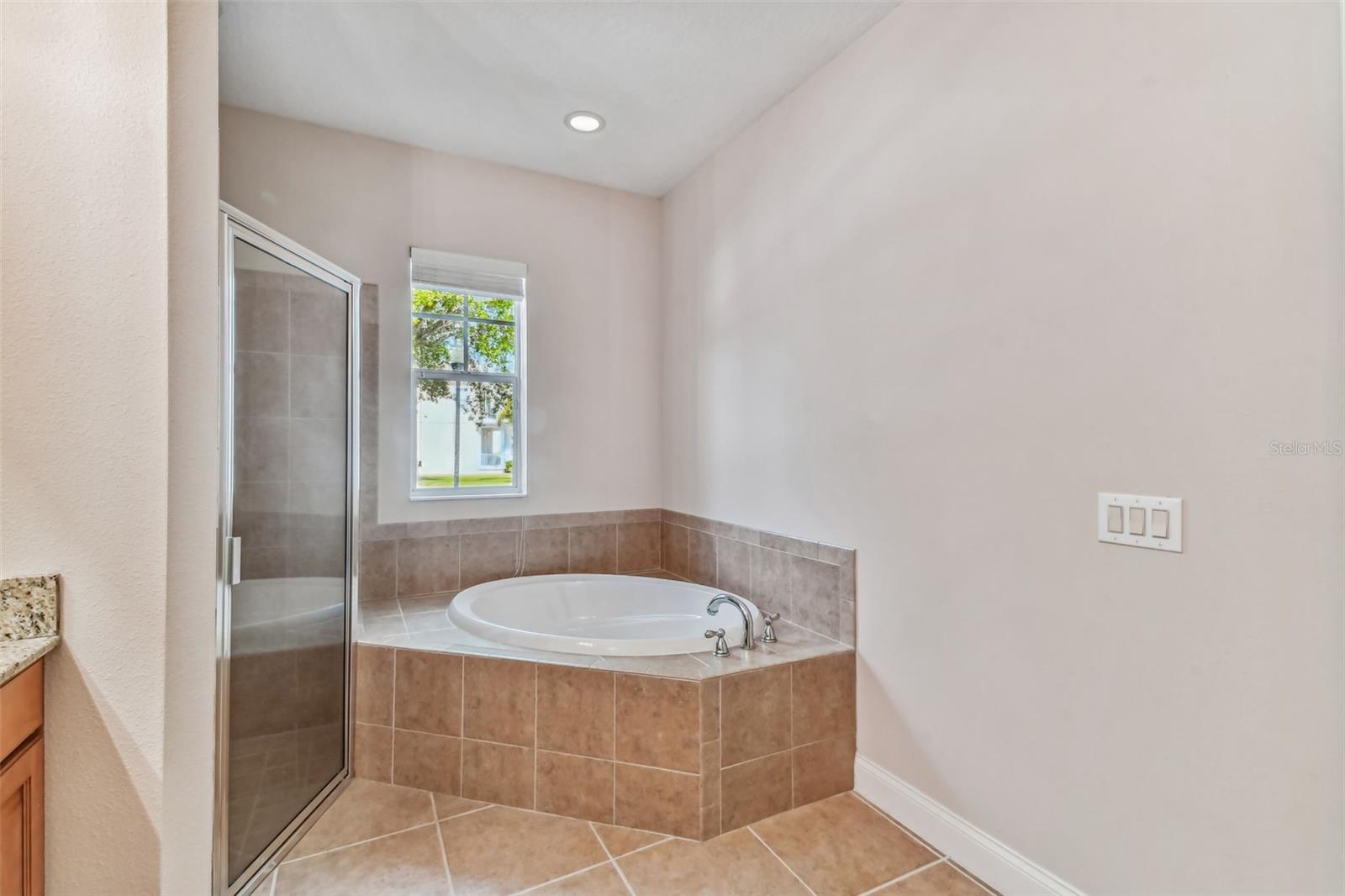 Master Bath with Garden Tub and separate Shower