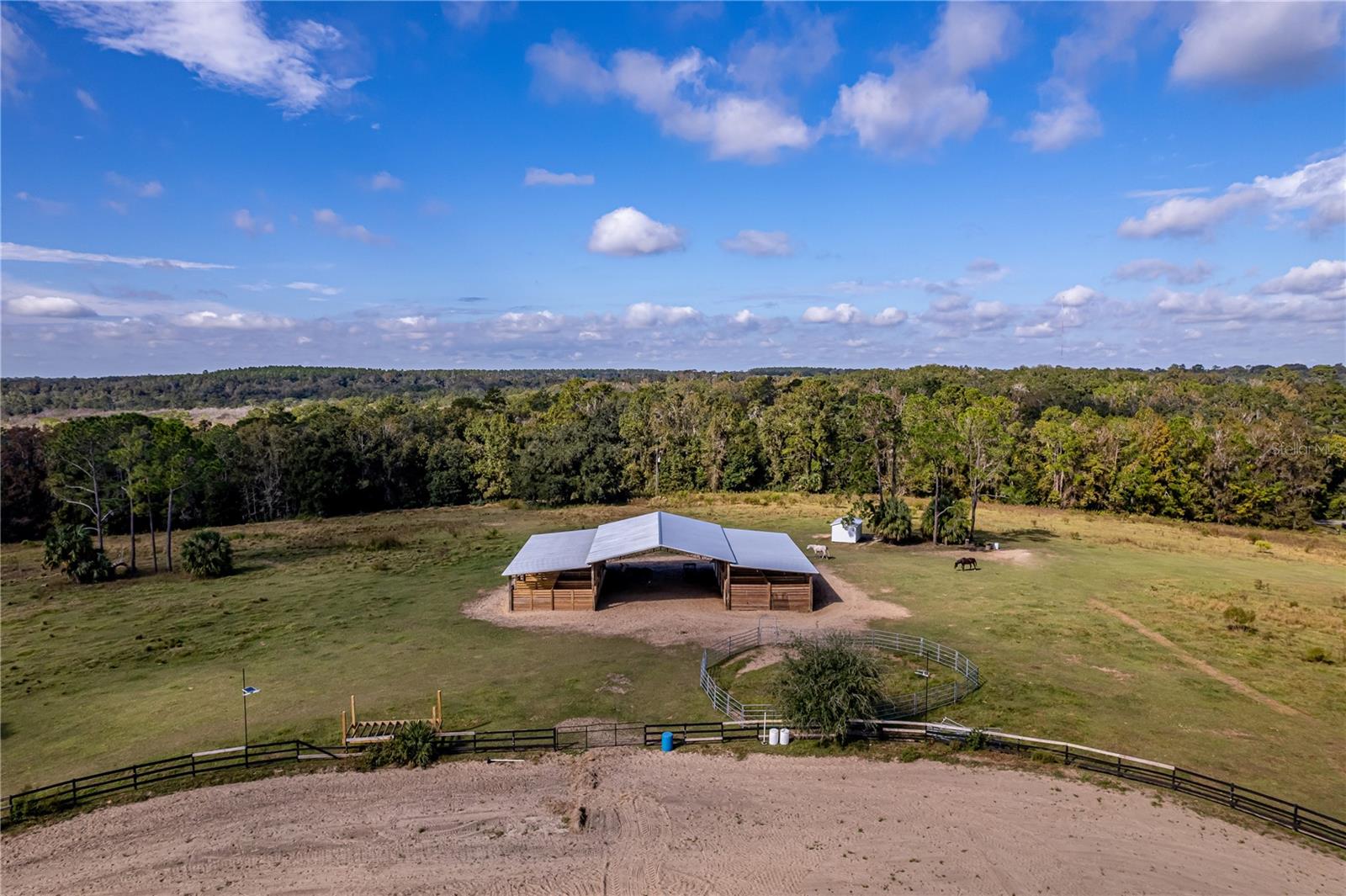 Riding Arena and Horse Barn