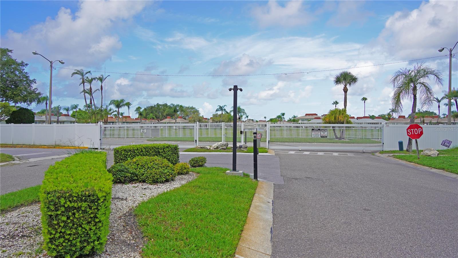 Peace of mind awaits! Rest easy knowing your community is secured with a gate, providing optimal security for you and your loved ones.