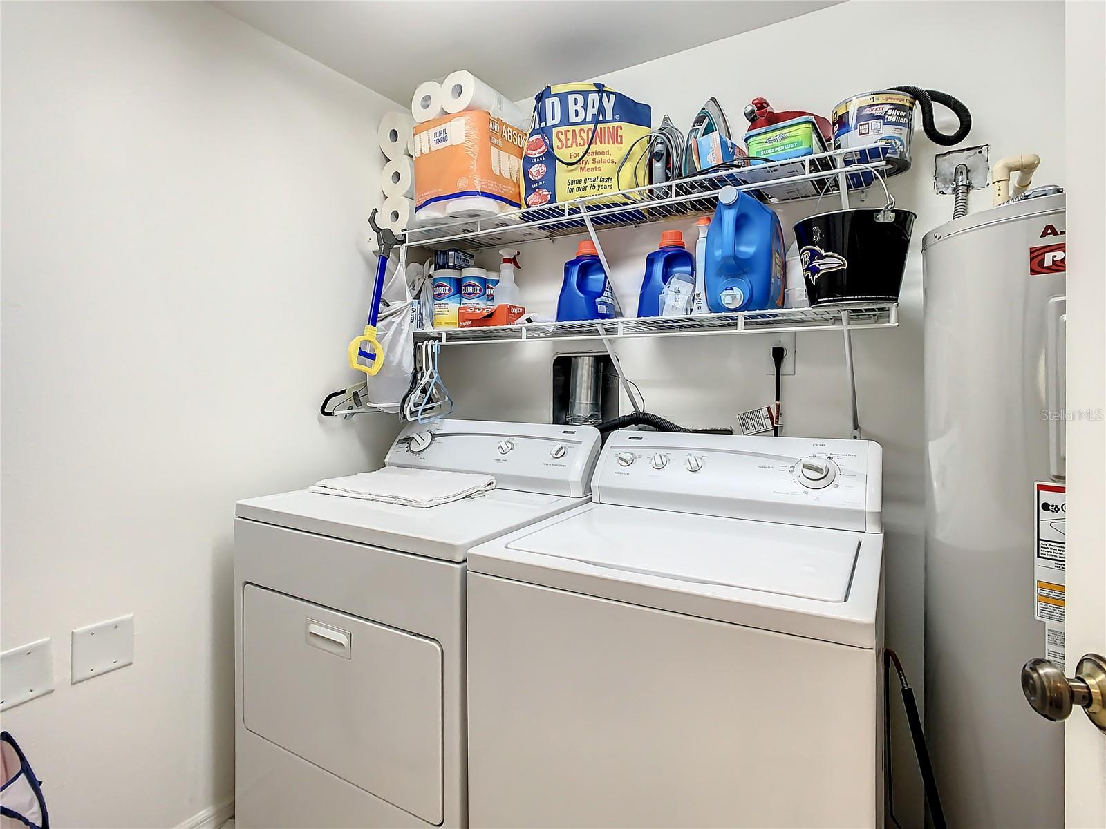 washer and dryer closet
