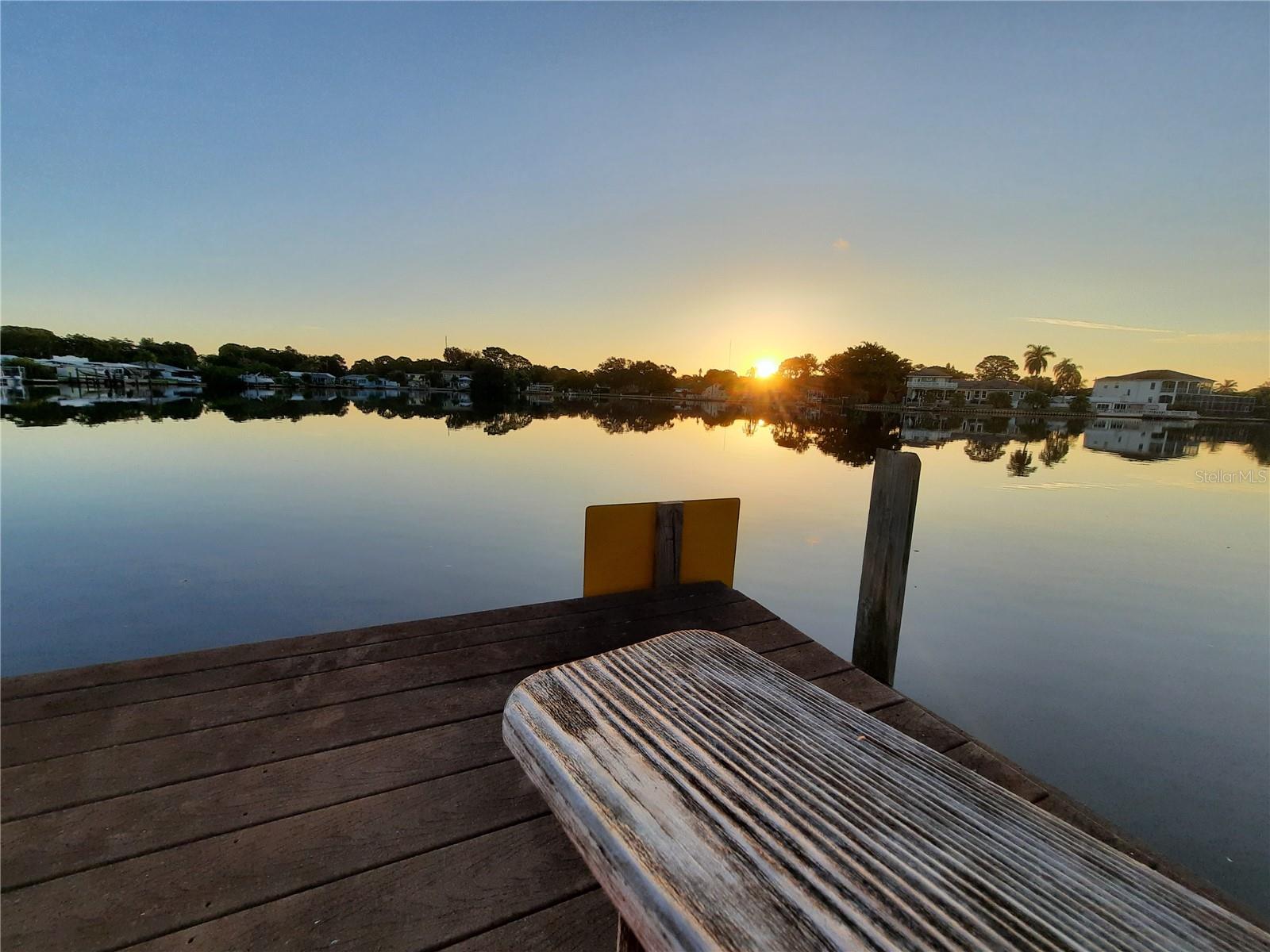 Sunrise from the dock