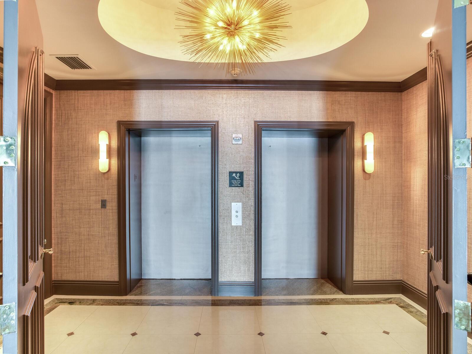Elevator lobby