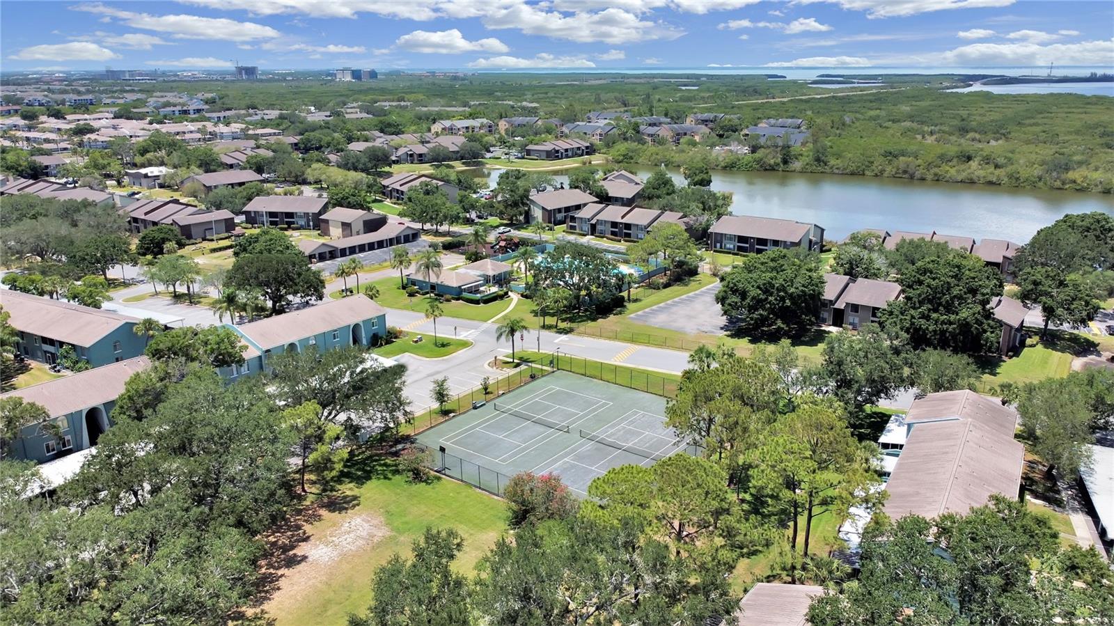 Amenities such as a clubhouse, on-site property management, huge resort-styled pool, tennis courts, soccer field, car wash station (with vacuum), a playground and plenty of guest parking.