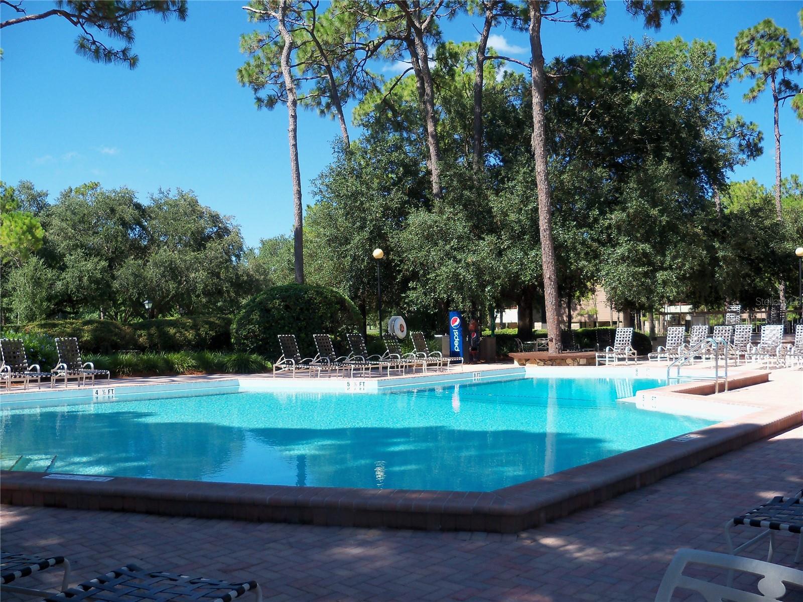 Peacock Pool sits in front of Prestwick lodge