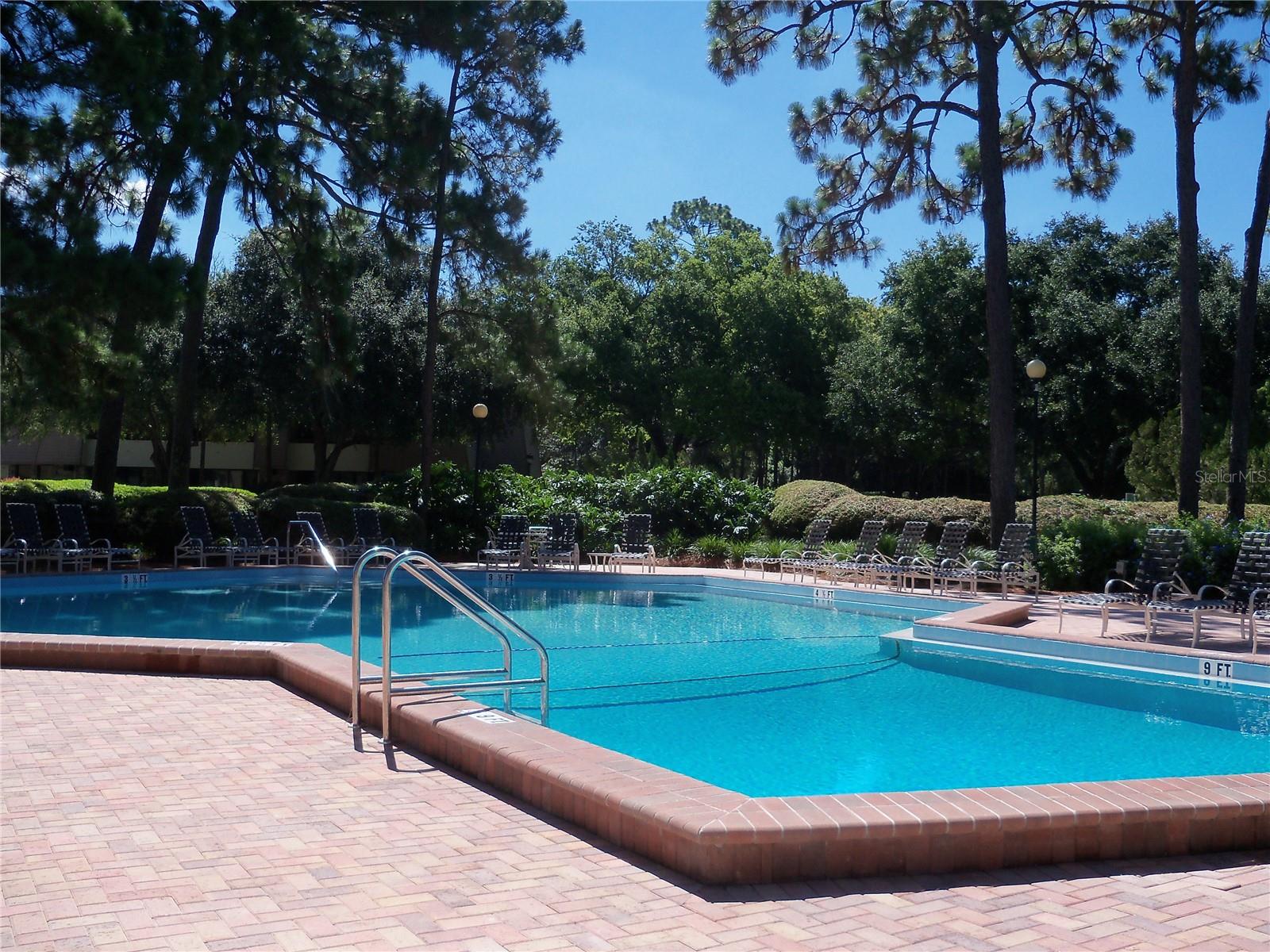 Peacock Pool sits in front of Prestwick lodge