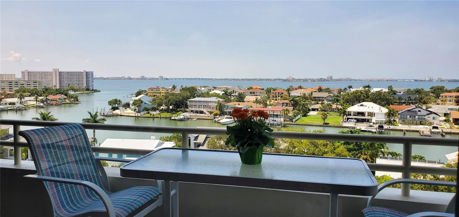 9th floor 75' wrap-balcony, Bay to Gulf Panoramic Views