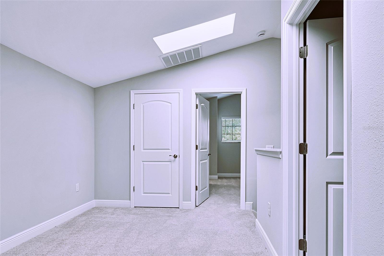 Loft Upstairs with Skylights