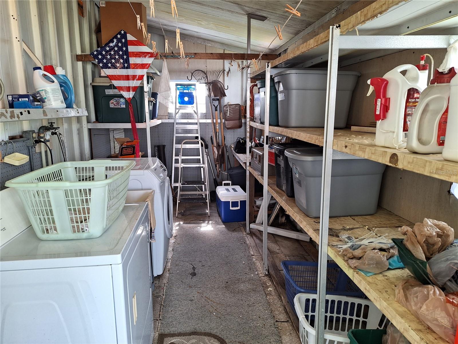 Laundry and Storage Shed
