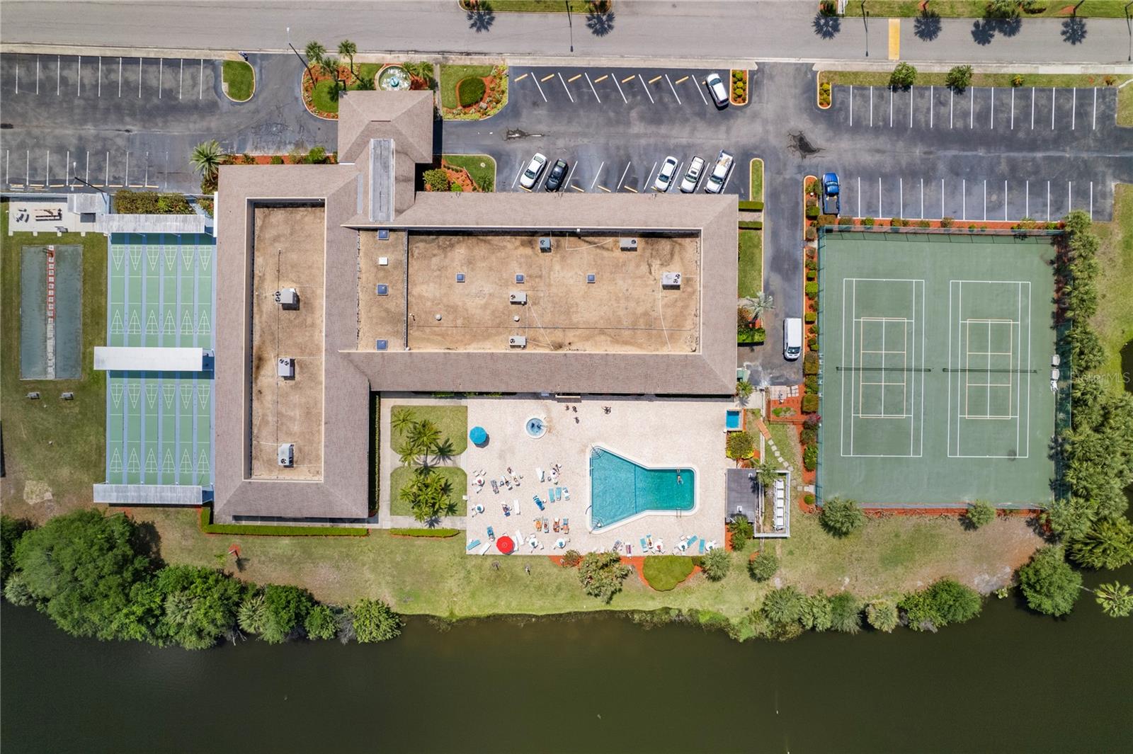 Full Aerial of Clubhouse area