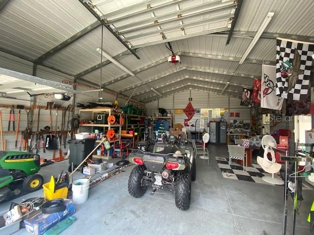 Plenty of room for all your toys in this 30' x 40'  back yard garage.