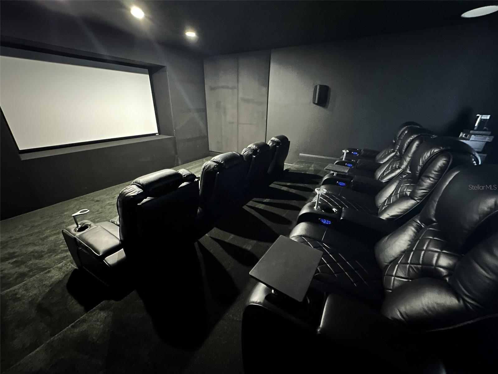 8 seat Theater Room