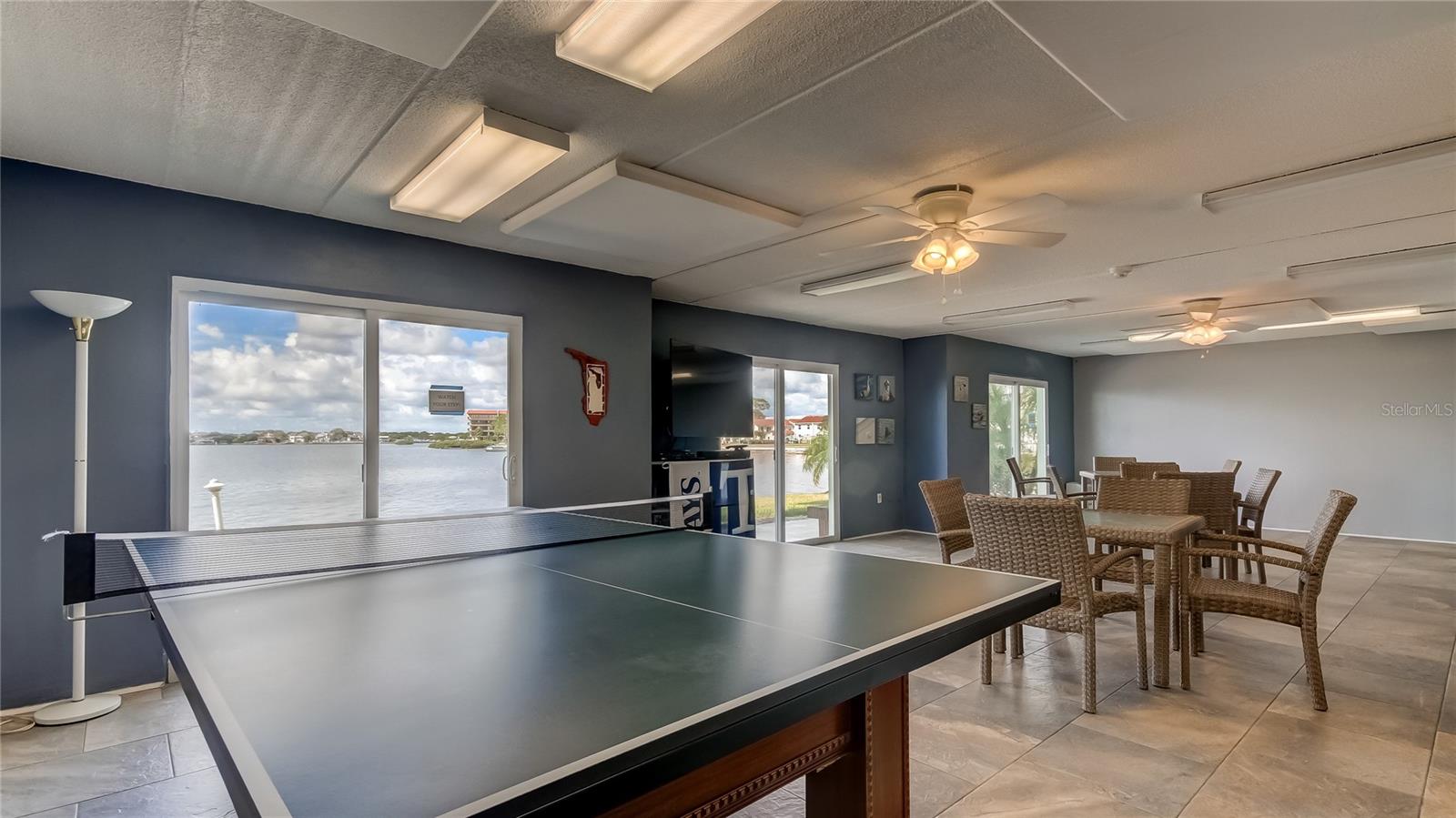 Clubhouse game room & kitchen
