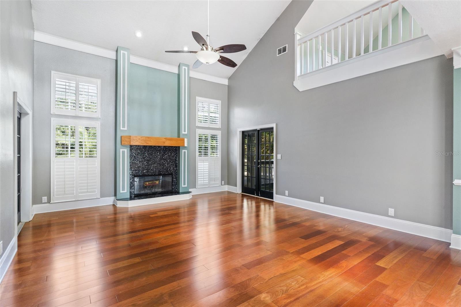 Great Room with vaulted ceiling