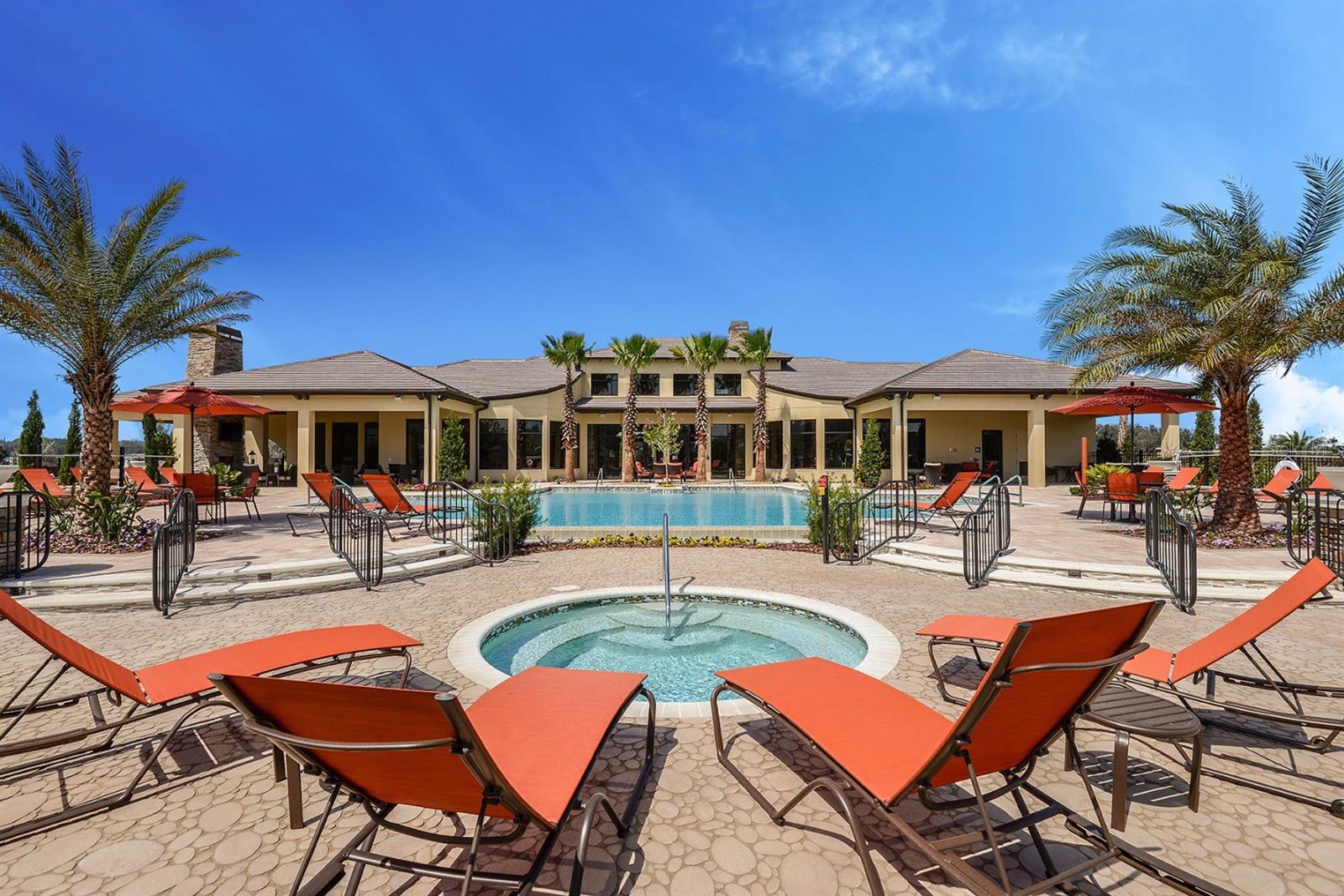Beautiful, sparkling pool located within the Fishhawk Ranch West community!