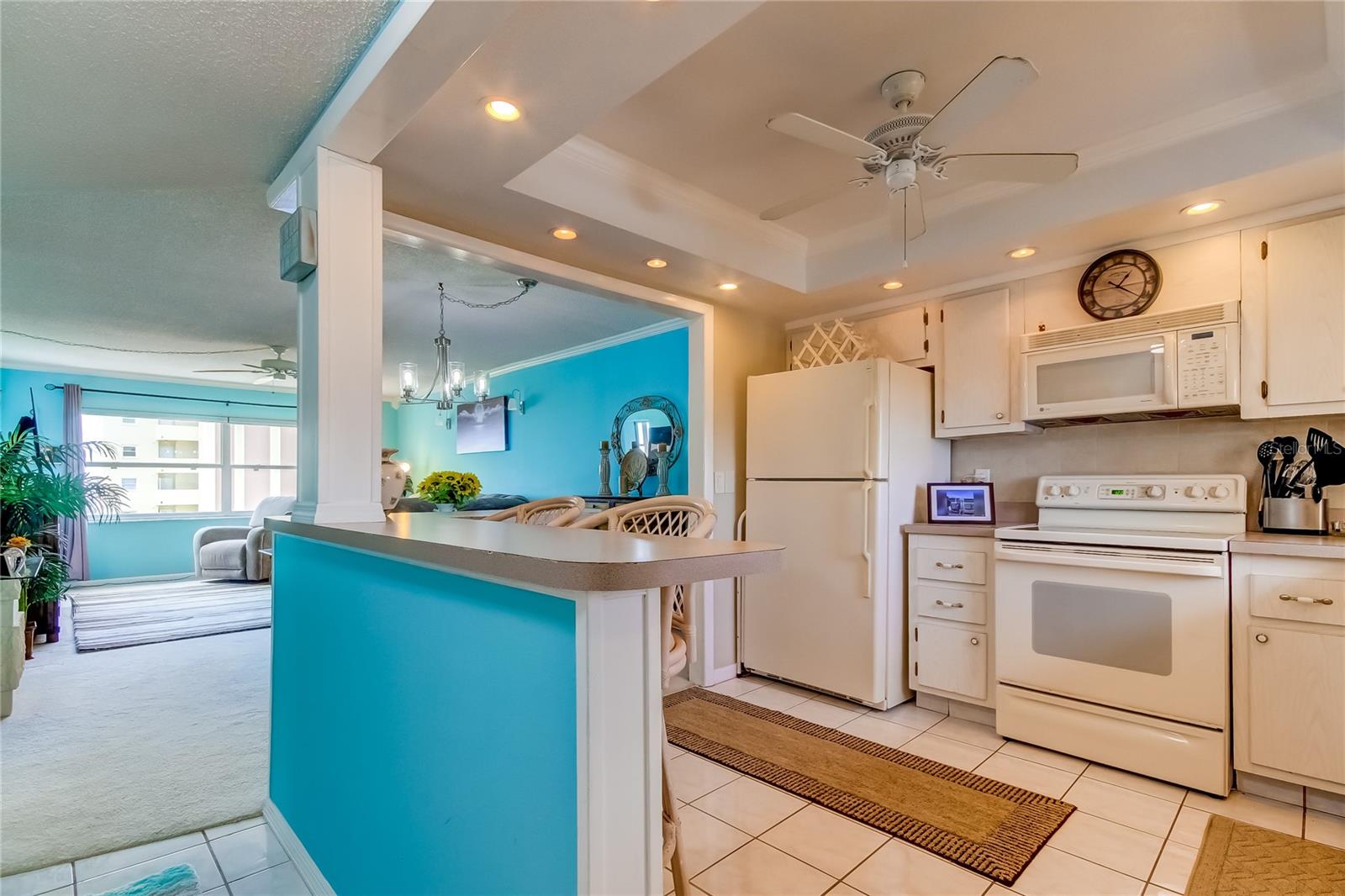 Kitchen from front door entry