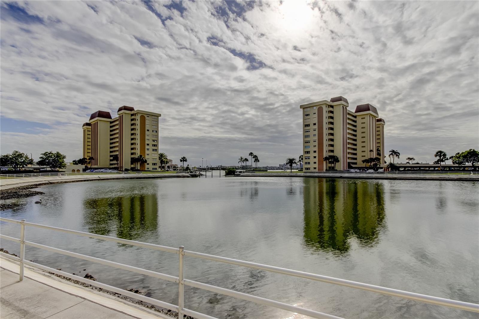 Walking trail near the lagoon