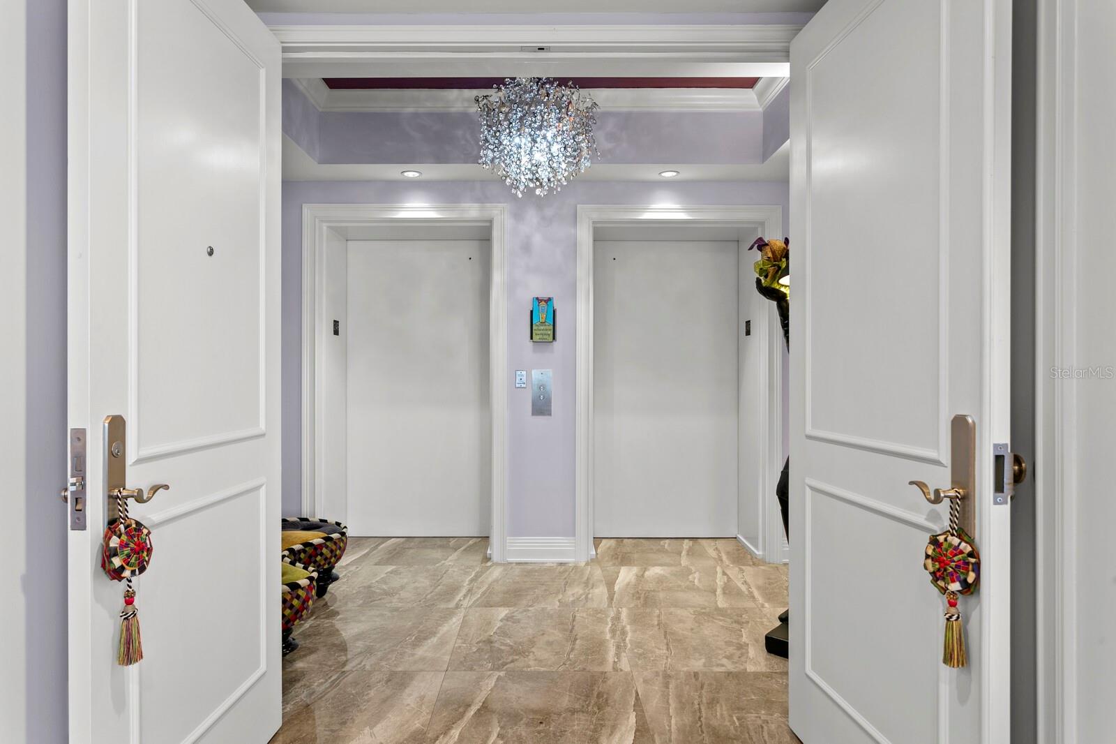 Where you have your own PRIVATE FOYER and double door entrance!