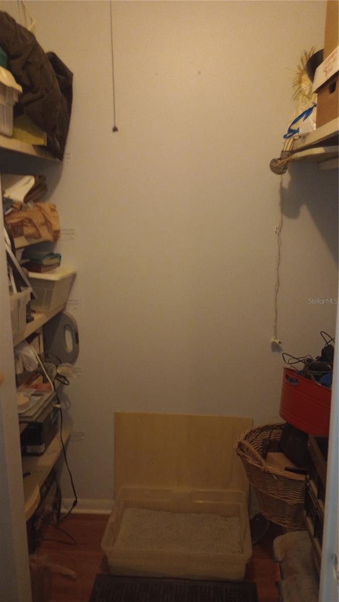 Bedroom utility closet