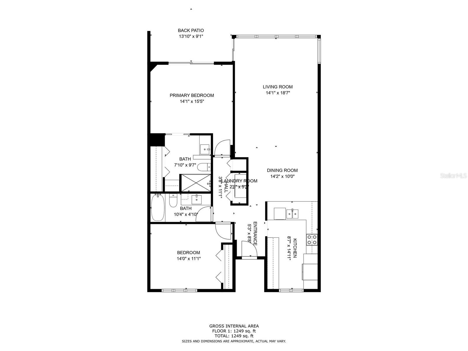 Floor Plan - 200 Woodette Dr #TR-B