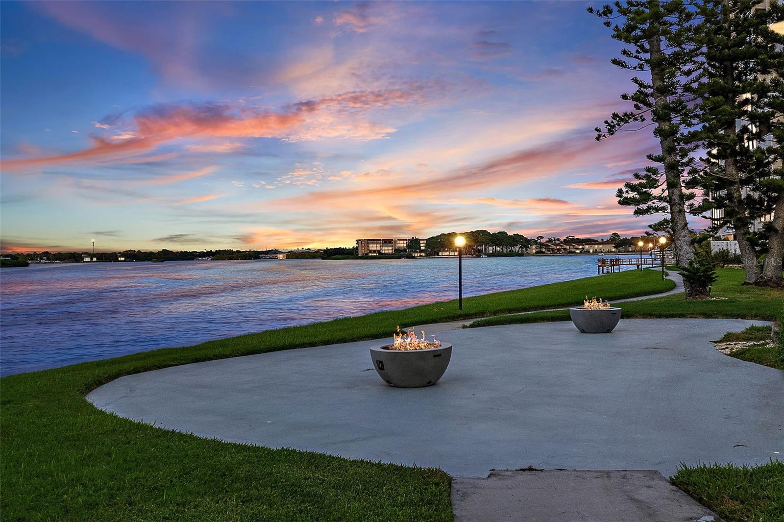 Firepit area for residents