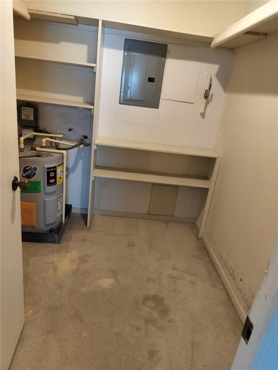 Walk in with 2018 Hot Water and 2023 Electric Box
