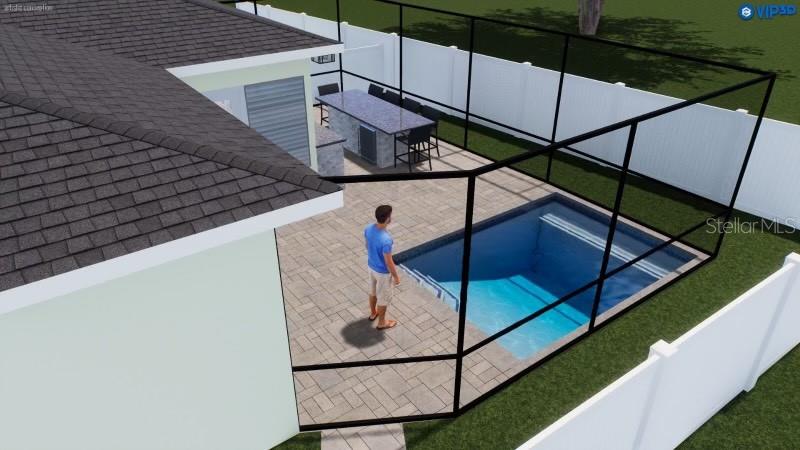 Pool potential rendering