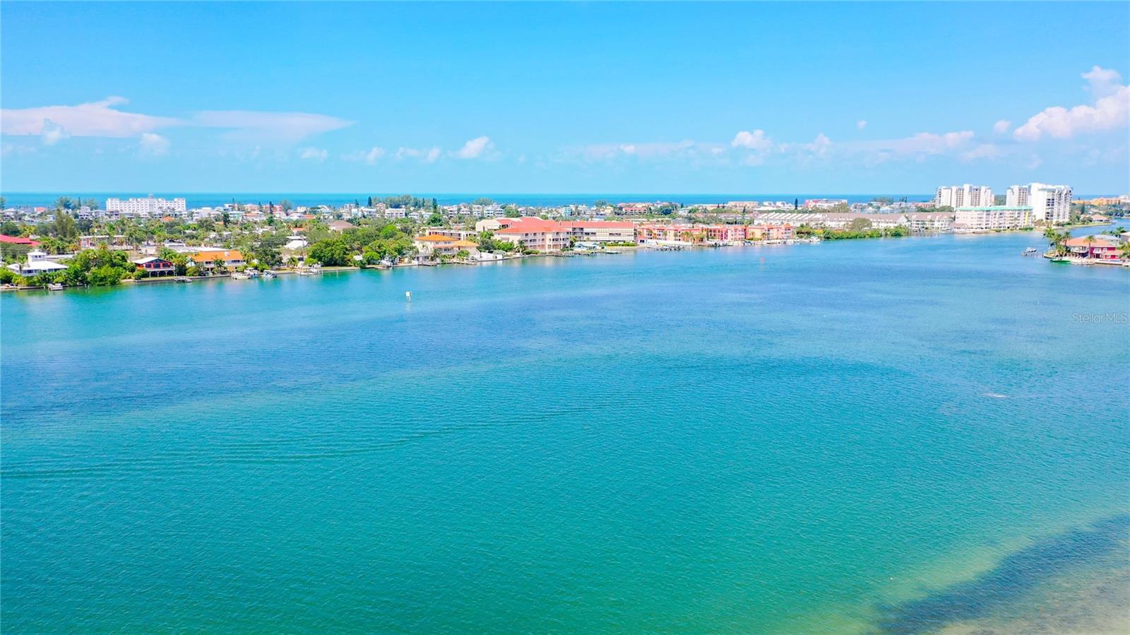 This is an aerial looking down the Intracoastal waterway