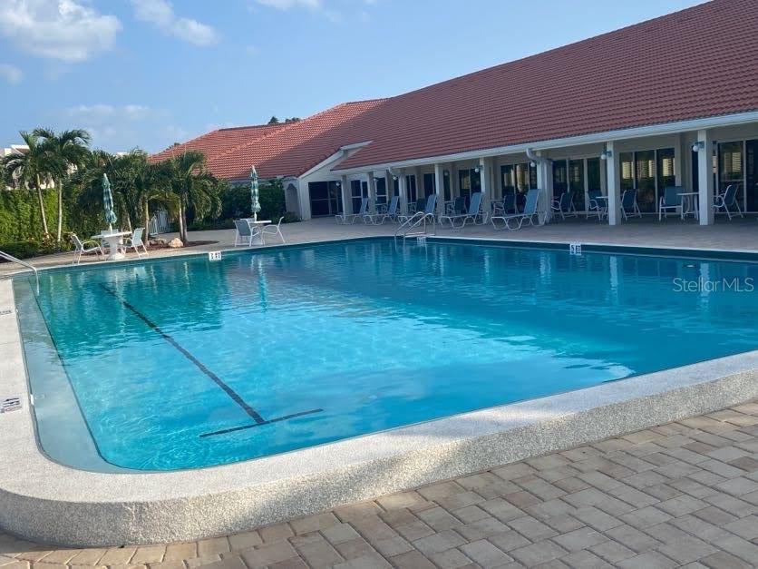 Pool outside the clubhouse