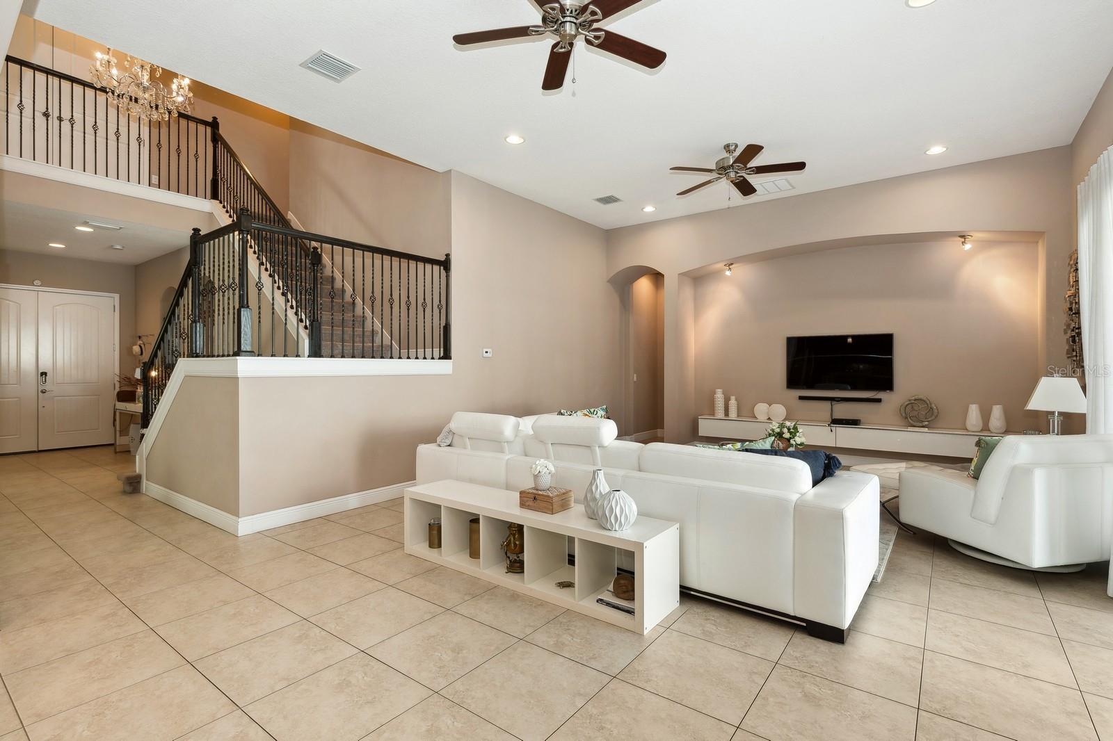 Family Room- staircase