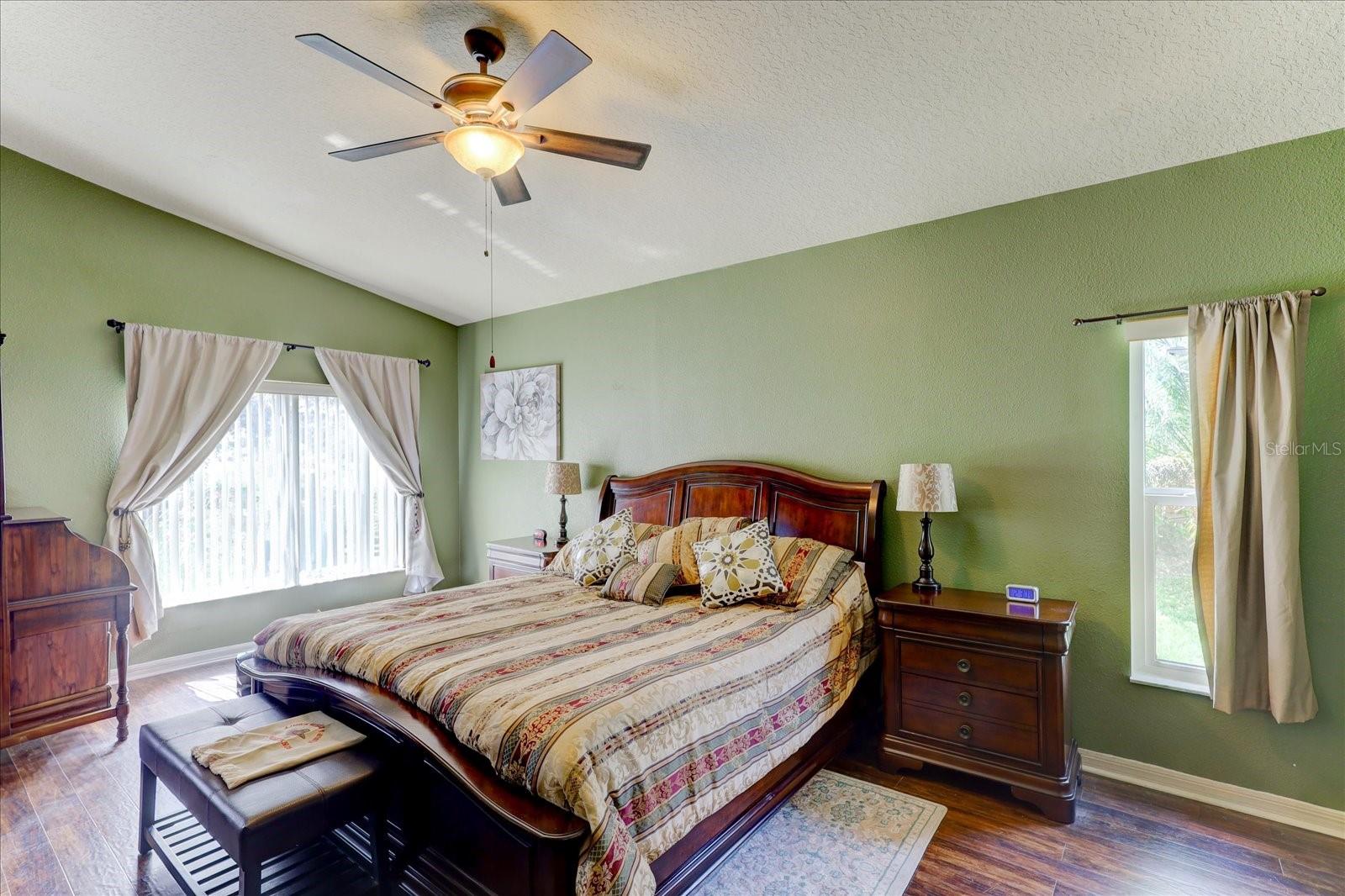 Master Bedroom with Ceiling Fan