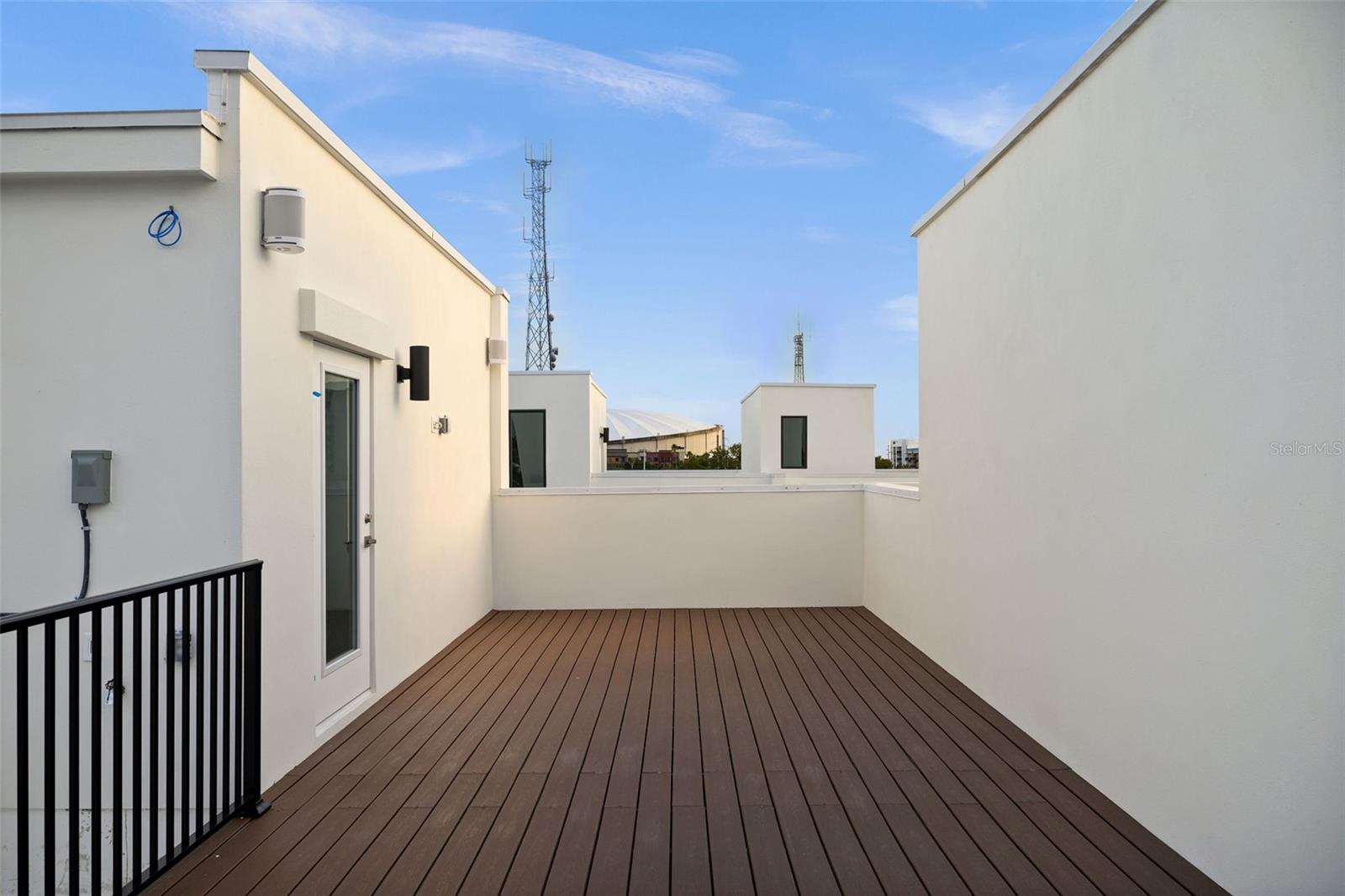 Rooftop terrace at neighboring unit