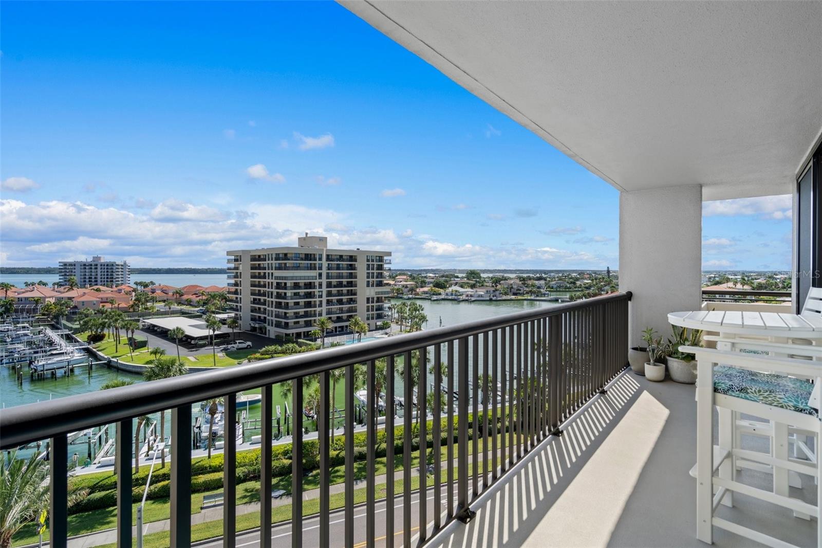 Take in the views from the wrap around balcony.