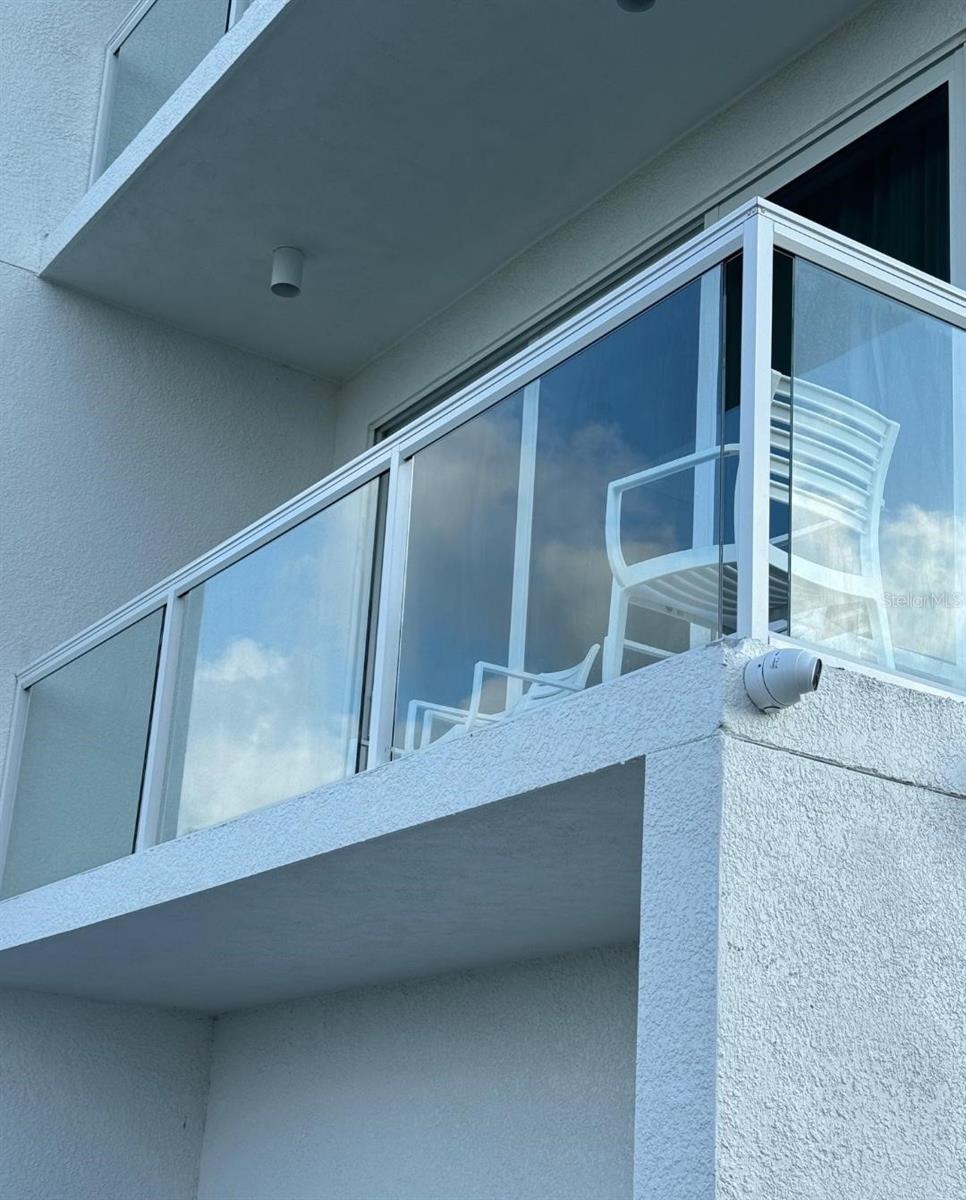 Private balcony.