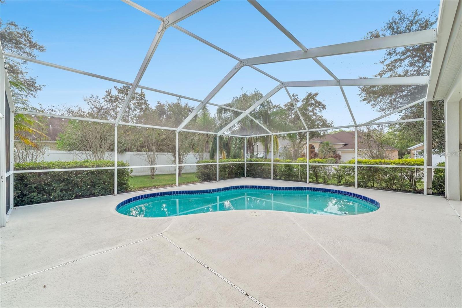 Enclosed Pool with Covered Lanai