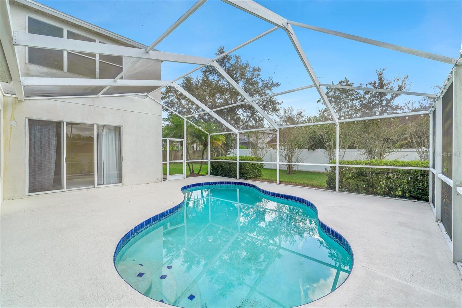Enclosed Pool with Covered Lanai