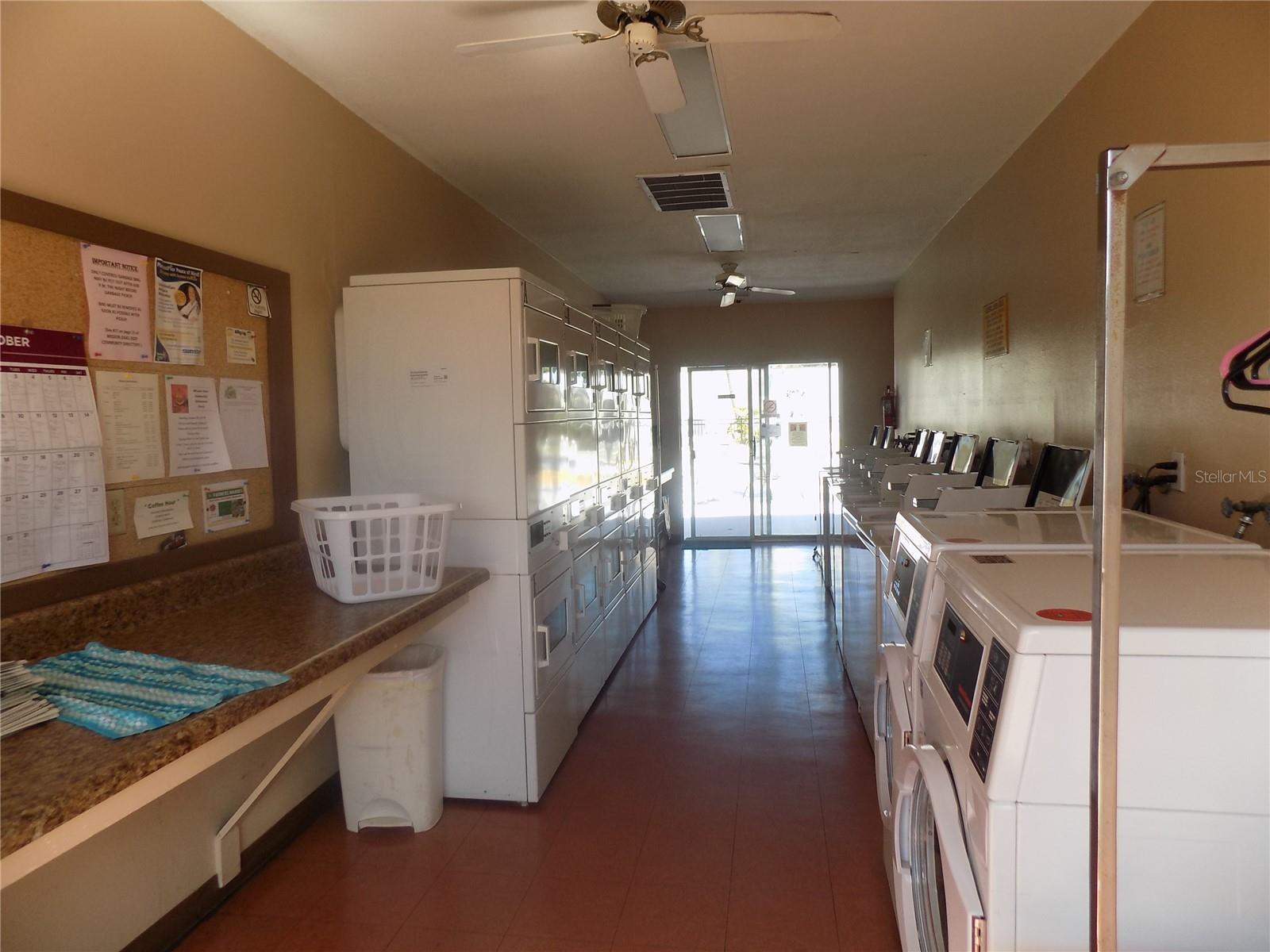 Complex Laundry Room off Clubhouse & Pool area.
