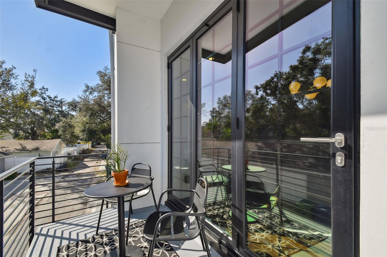 Balcony off of Living Room  - Second Level