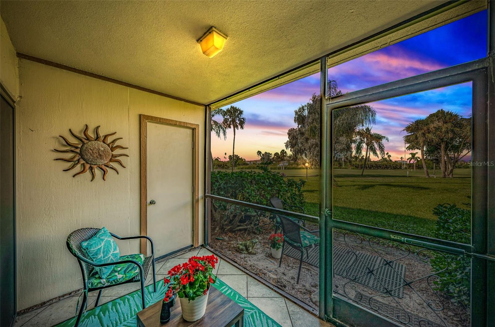 Experience breathtaking sunsets over the golf course from the comfort of your own patio - a perfect end to any day.
