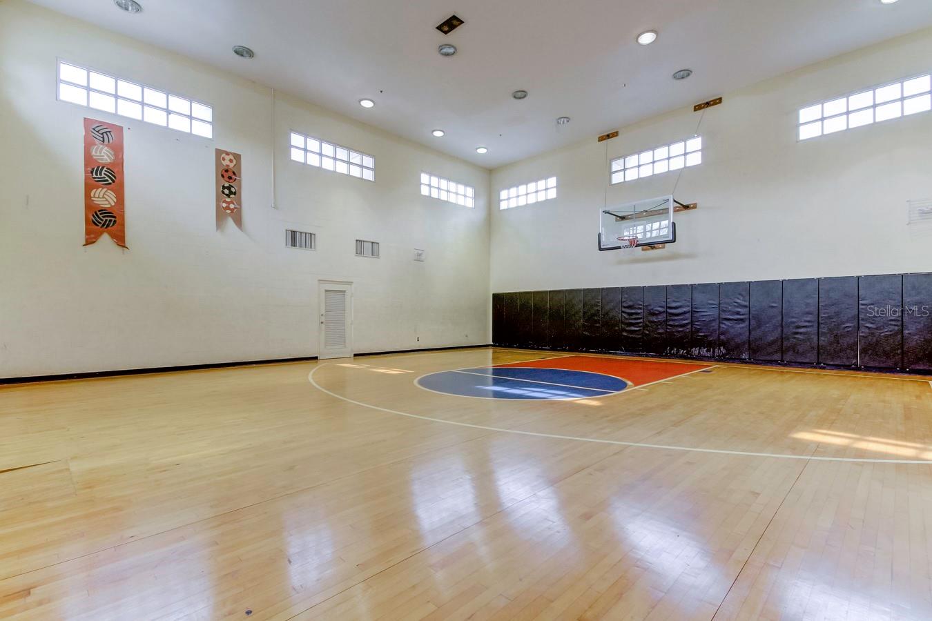 Community indoor basketball court