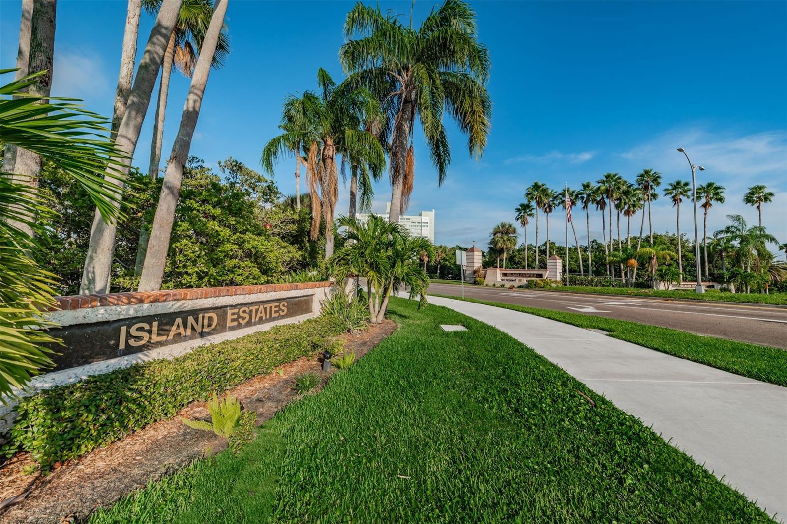 The Island Estates entrance is more than just an introduction; it's the threshold to a lifestyle defined by elegance and tranquility.