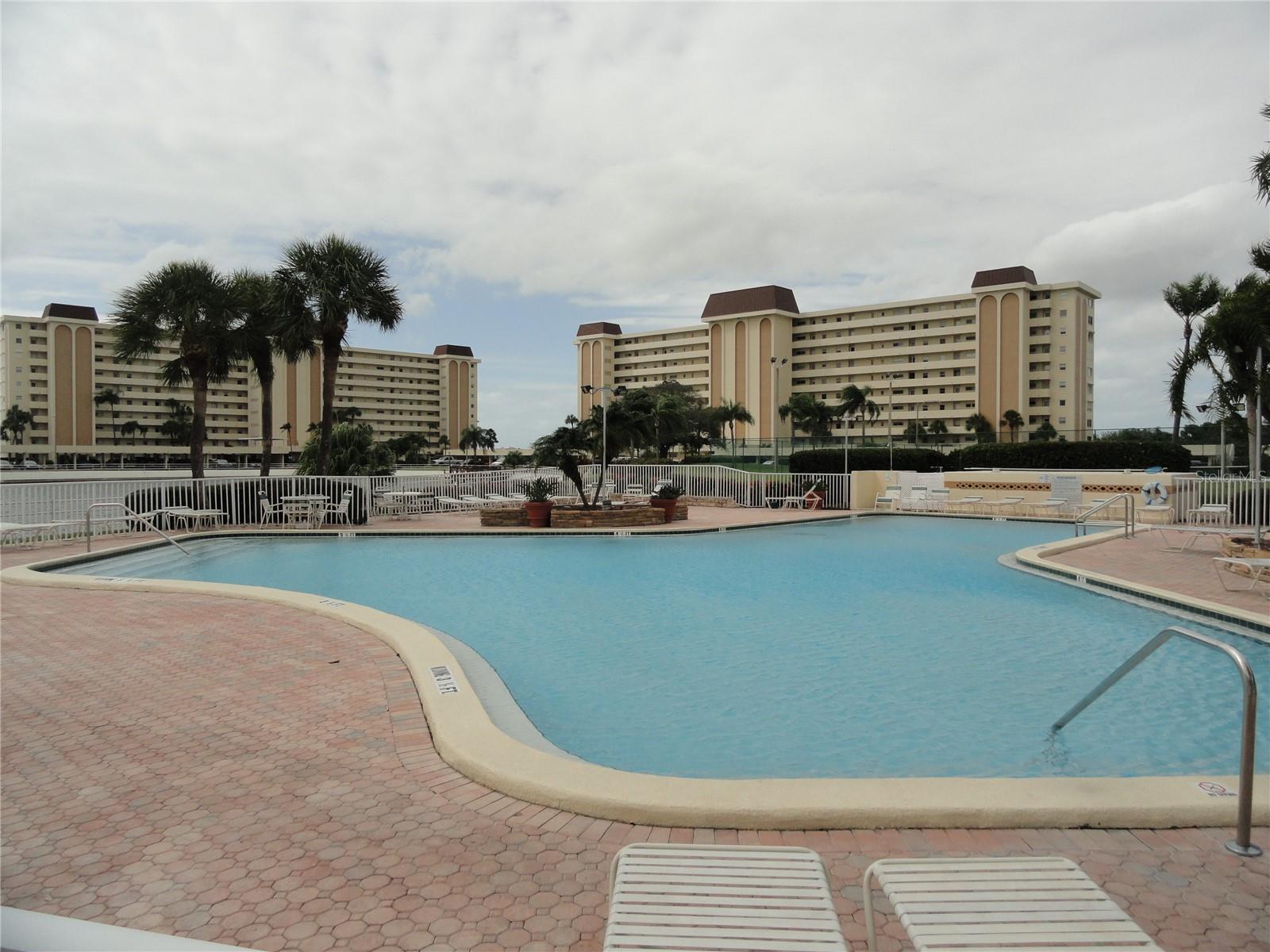 The main pool is close to the unit.