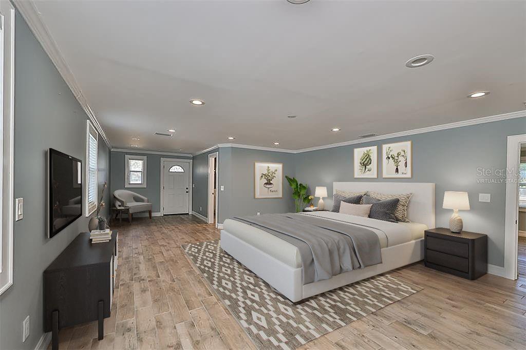 Virtually Staged Master Bedroom. How it can look.