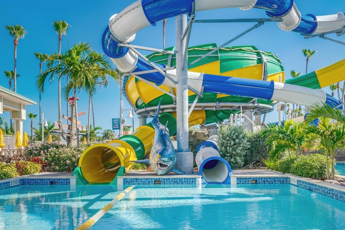 Waterslides right at your Resort!