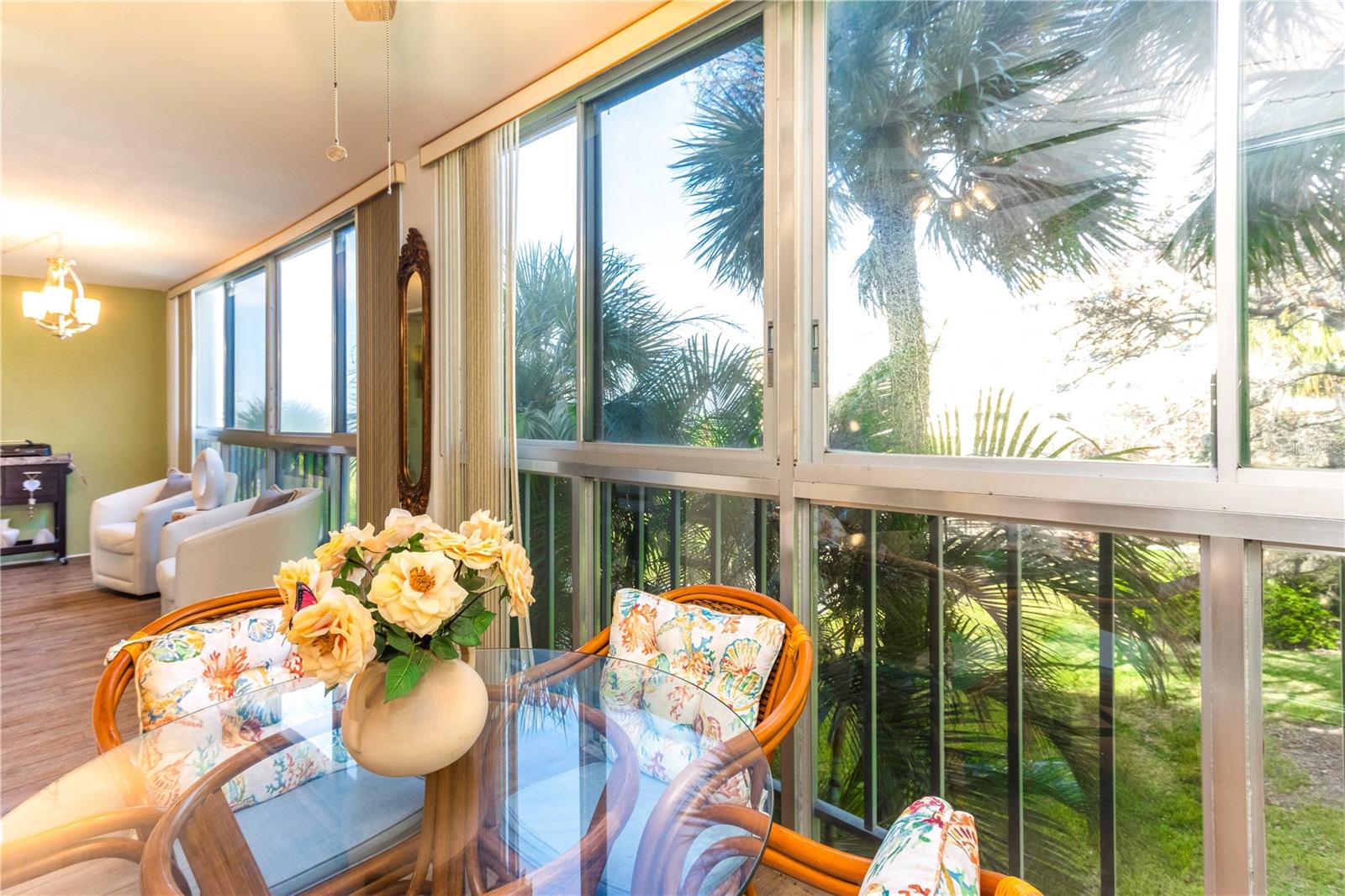 Just a Wonderful Florida room, so inviting you'll want to sit there all the time.