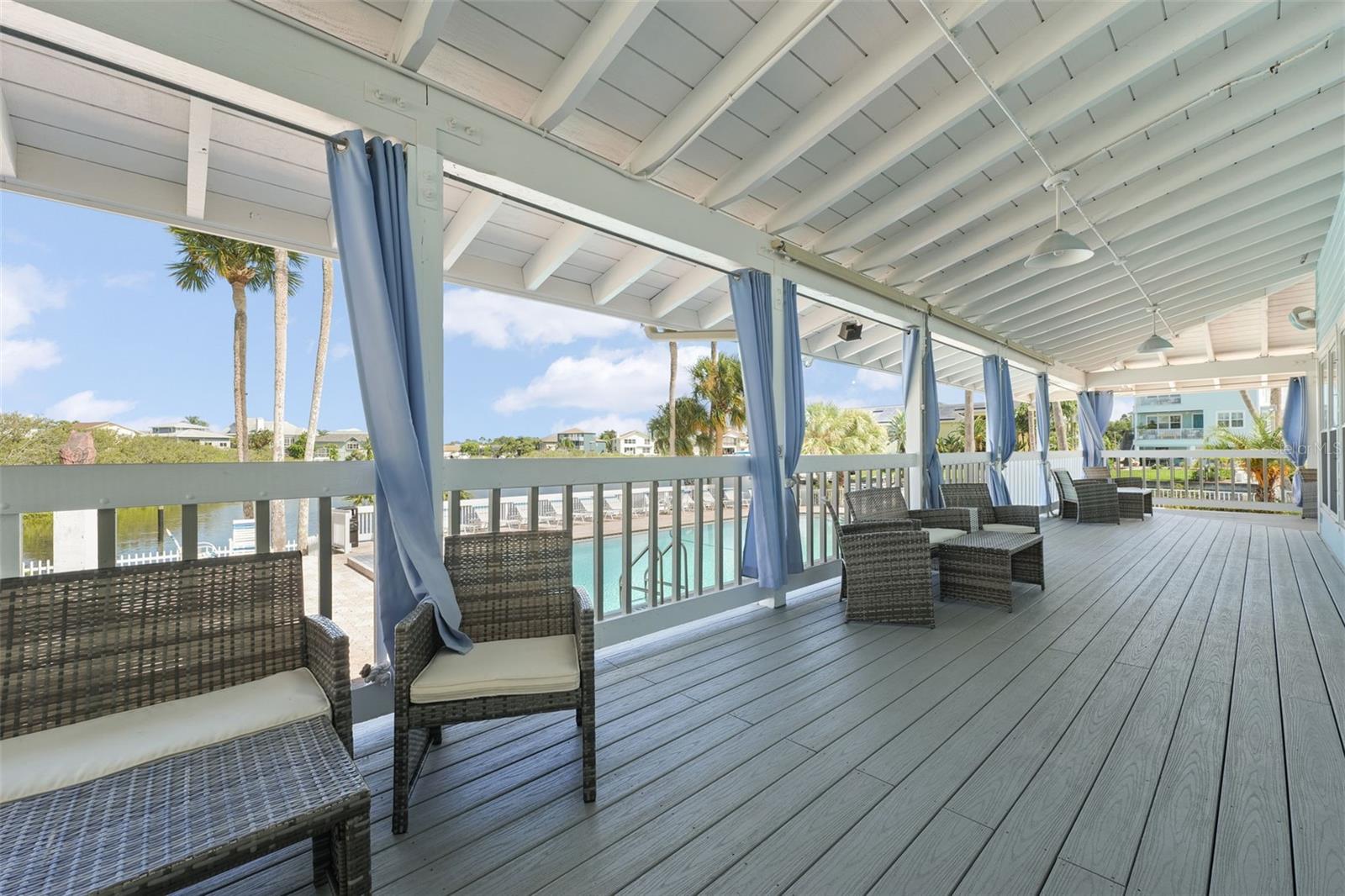 Outdoor Deck on the water